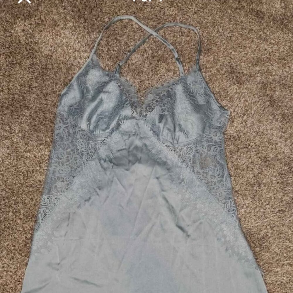 Light Blue/Baby blue dress/slip